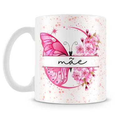 Imagem de Caneca Personalizada Mãe Linda Metamorfose - Porcelana de Alto Brilho 