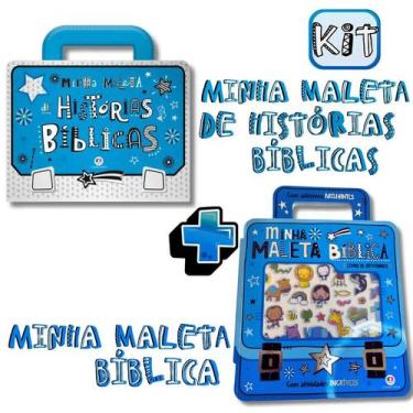 Imagem de KIT Minha Maleta de Histórias Bíblicas e Minha Maleta Bíblica Com ativ