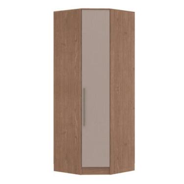 Imagem de Guarda-roupa Canto Oblíquo 1 Porta Requinte+ 100% MDF - Móveis Castro