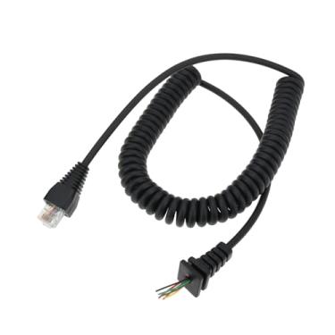 Imagem de YINETTECH Cabo de microfone de alto-falante RJ45 de 8 pinos compatível com Yaesu VX2108 VX2208 VX2508