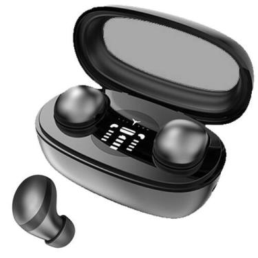 Imagem de Fones de ouvido sem fio Bluetooth 5.3 para mulheres pretos - Marca Pró