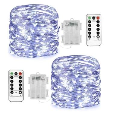 Imagem de String Lights Homemory 20m 60 LED operado por bateria com controle rem