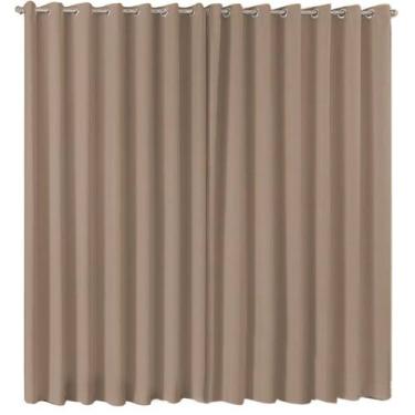 Imagem de Cortina Blackout Em Tecido 5 00x2 70 Corta Luz Esticada - Casa das Cor