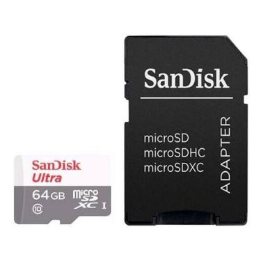 Imagem de Cartão De Memória Sandisk Ultra Com Adaptador Sd 64gb