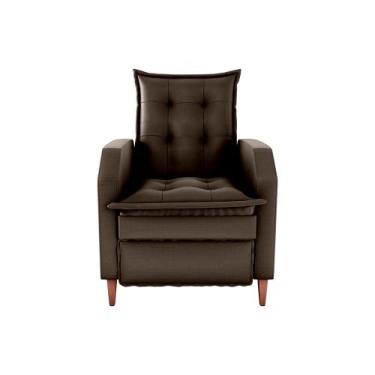 Imagem de Poltrona Amamentação Luxo Reclinável com assento confortável Yaris Mat