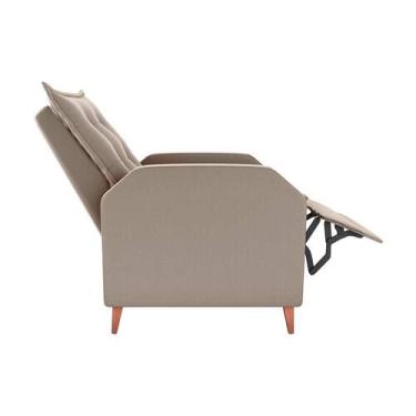 Imagem de Poltrona Amamentação Luxo Reclinável com assento confortável Yaris Mat