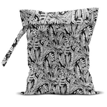 Imagem de Bolsa úmida zcyxuuw 26x32cm Impermeável Tropical Palm