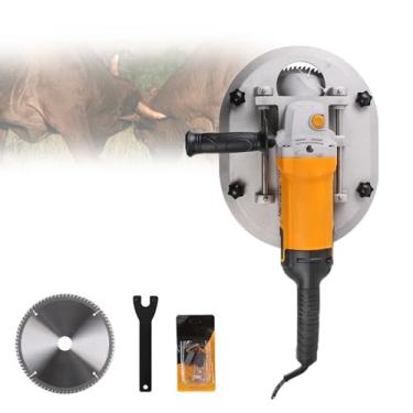 Imagem de MáQuina EléTrica De Corte De Chifres De Gado De 1700 W, Com LâMina De Serra E AlçA Auxiliar, Velocidade De RotaçãO De 8500 Rpm, DiâMetro De 85 Mm Para Todos Os Animais Com Chifres