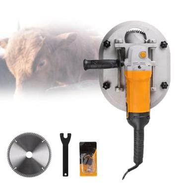 Imagem de Descorneador EléTrico De 1700 W Para Gado De Grande Porte Com LâMina De Serra E AlçA Auxiliar,Velocidade De RotaçãO De 8500 Rpm,DiâMetro De 85 Mm Para Todos Os Animais Com Chifres