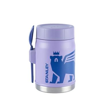 Imagem de Stanley - Pote térmico, frasco para almoço e pequeno-almoço em aço inoxidável térmico e isolado para crianças, para alimentos quentes ou frios, com espátula, 414 ml, Lavender