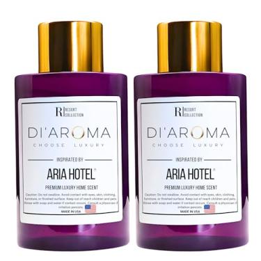 Imagem de Mystic Romance Aria Hotel Aroma Oil Blend Plastic Purple Bottle 120ml Pacote com 2, coleção Resort, misturas de óleos aromáticos difusores, difusor sem água, feito nos EUA (pacote com dois 120 ml