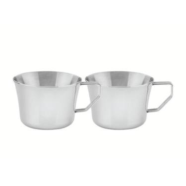 Imagem de Conjunto de Xícaras para Chá e Café Tramontina em Aço Inox com Acabame