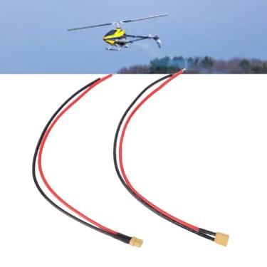 Imagem de Tnfeeon Conector de Plugue XT30 Cabo Fêmea e Macho Com Conectores 16AWG de 9,8 Polegadas para Drones RC Sistemas FPV Bateria LiPo e Aplicações de Airsoft