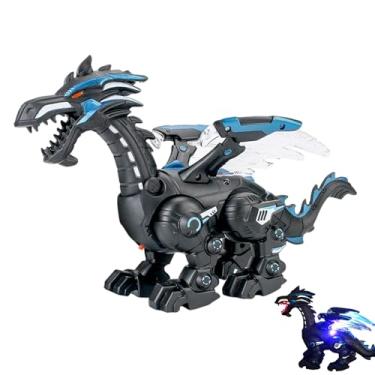 Imagem de Brinquedos de Dinossauro Robô - Jogo STEM Com Luz Spray,Dinossauro De Estimação Andante,Para Crianças De 3 A 12 Anos Meninas Casa Quarto De Bebé Sala De Brinquedos Festa De Aniversário Reunião