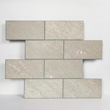 Imagem de Azulejos de parede COLAMO Luxury Beige Peel and Stick 3D Backsplash