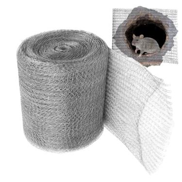 Imagem de Malha de arame de aço inoxidável - filtro de proteção de raiz macia - Capas de ventilação para manter os ratos fora - para fenda casa fazenda furos de parede dutos de ar condicionado cerca de porão