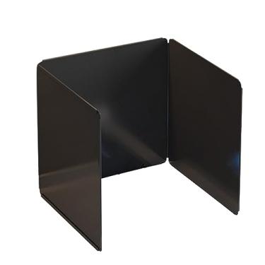 Imagem de Protetor dobrável contra respingos de fogão, protetor de graxa, protetor de salpicos de cozinha, óleo antiaderente de proteção de graxa, painel de proteção contra respingos de aço carbono, protetor