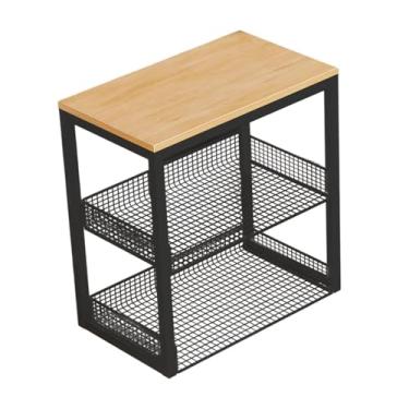 Imagem de Ｂｅｓｇａ Suporte para mini máquina de lavar, suporte para impressora, estante multifuncional para pequenos eletrodomésticos, prateleira para lavanderia para, Preto