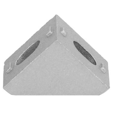 Imagem de Suporte de canto de perfil de alumínio durável leve ângulo reto tipo L suporte de 2 furos para projetos DIY de construção de perfil de alumínio 2020 30 unidades 17x20x20mm