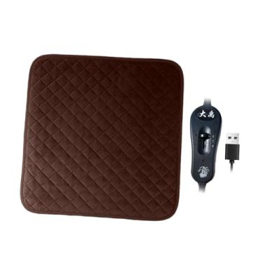 Imagem de Generic Almofada térmica para gatos, assento aquecido para cadeira de escritório, tapete térmico para animais de estimação, ideal para filhotes, CafÉ