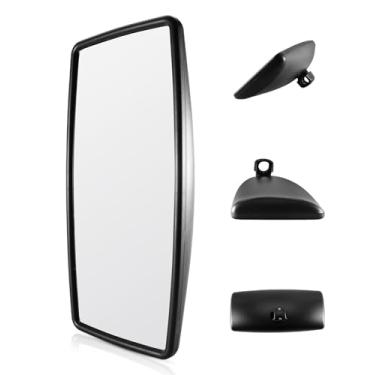 Imagem de Espelho retrovisor superior superior para porta lateral principal internacional Durastar 4300 4400 7400 7600 8500 8600 Workstar Transtar Prostar Lonestar 2002-2023 Espelho retrovisor universal, preto