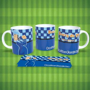 Imagem de Caneca de Porcelana 325ml Personalizada Decorada Turma do Chaves Bruxa