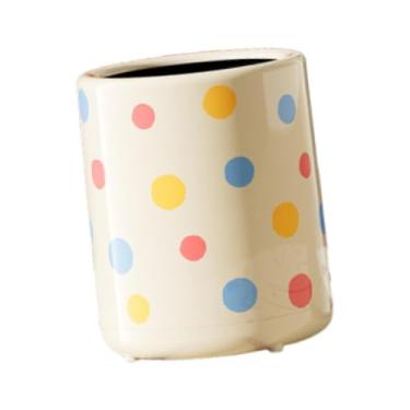 Imagem de SiaBiced Lixeira de bolinhas, recipiente para lixo, lixeira compacta para reciclagem, para quarto, dormitório, cozinha, escritório e sala de estar.