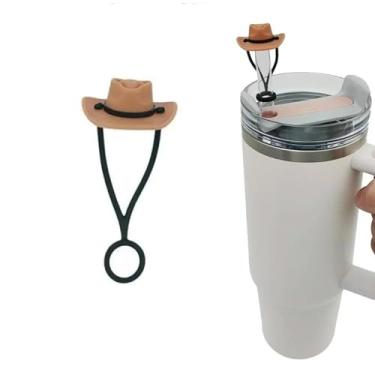 Imagem de Compatible com canudos de 10mm diâmetro acessório para caneca 40 30 oz protetor ponta canudo reutilizável silicone tampa