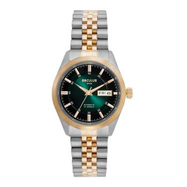 Imagem de Relógio Seculus Masculino Ref: 77361gpsvba6 Automático Bicolor