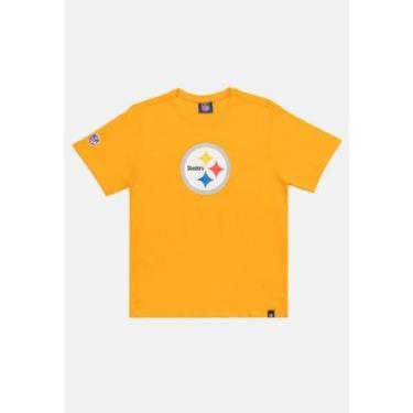 Imagem de Camiseta NFL Juvenil Pittsburgh Steelers Logo Masculino-Masculino