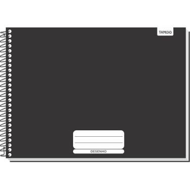 Imagem de CADERNO DESENHO ESPIRAL C.D. PRETO 96FLS - UNIDADE