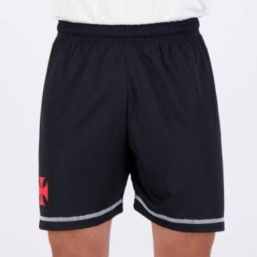 Imagem de Bermuda Vasco Taça Preta - Braziline, G