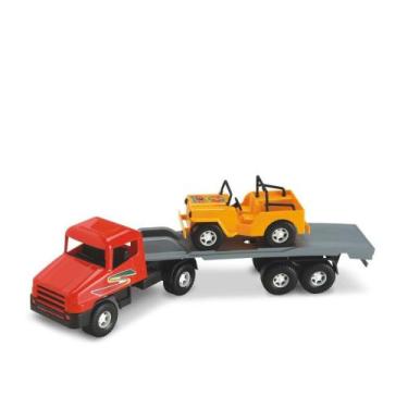 Imagem de Caminhão Transjeep Prancha Reboque com Jeep Cores Sortidas, Silmar 603