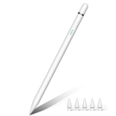Imagem de Pencil 1ª geração para iPad 2025-2018, lápis magnético de carregamento rápido com sensibilidade de inclinação USB-C e rejeição da palma da mão, caneta Stylus para iPad 6-11, Air 3-5/M2/M3, Mini 5-6
