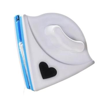 Imagem de Limpador MagnéTico De Vidros De Dupla Face – Adequado Para Cantos De Janelas, Varandas E Paredes Externas(Azul)