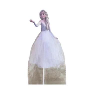 Imagem de Decorações De Bolo Da Princesa Disney Frozen Para Chá De Bebê E Aniver