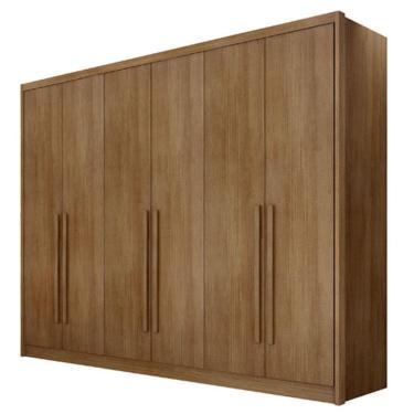 Imagem de Guarda Roupa Casal Bandeira 6 Portas 8 Gavetas Cumaru 23 - Novo Horizonte