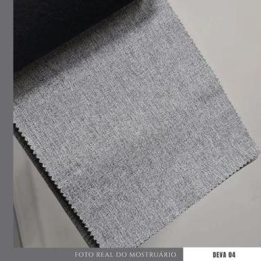 Imagem de Sofá  Gianni Tecido Linho Pé Trapézio Escuro  160cm - 4R Estofados, De