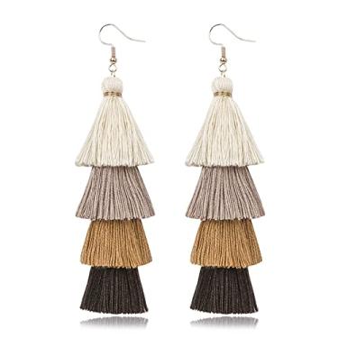 Imagem de Brinco turquesa para mulheres, cowgirl ocidental, boêmio, turquesa, brincos de argola para meninas adolescentes, brincos de gota turquesa, presentes modernos, liquidação, Metal