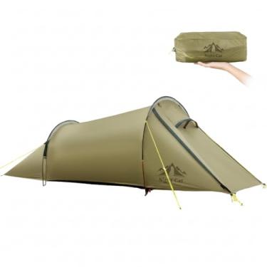 Imagem de Night Cat Tenda de túnel ultraleve: impermeável leve para duas pessoas barraca para mochila para acampamento ao ar livre, caminhadas, trekking com hastes de alumínio de camada dupla e pegada 1 pessoa
