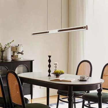 Imagem de Luminária pendente LED para ilha de cozinha, sala de jantar, com intensidade ajustável e controle remoto, ideal para sala de estar, mesa de jantar, bar, escritório e outras atividades. Altur