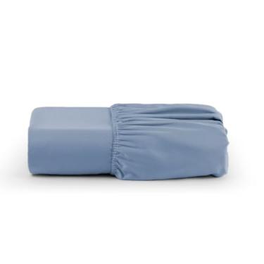 Imagem de Lençol Avulso Com Elástico Percal 180 Fios Algodão Varios Tamanhos (Azul, Queen)