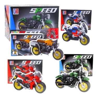 Imagem de Moto Retro 99 Toy Speed Blocos De Montar 222 Pecas