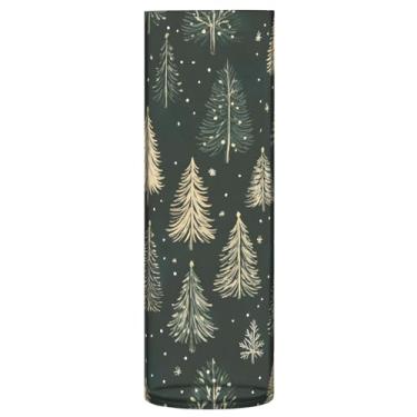 Imagem de Qilmy Lindo vaso de árvore de Natal para flores, vaso de belas artes, decoração de casa para escritório, sala de jantar, sala de estar, casamento275