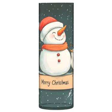 Imagem de Qilmy Feliz Natal, adorável vaso de boneco de neve para flores, vaso de belas artes, decoração de casa para escritório, sala de jantar, sala de estar, casamento230