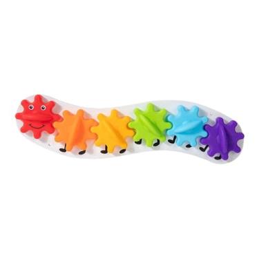 Imagem de YIJU Brinquedo Sensorial Rainbow Gear para Atividades DIY, Peças Anti- para Crianças de 1 a 3 Anos