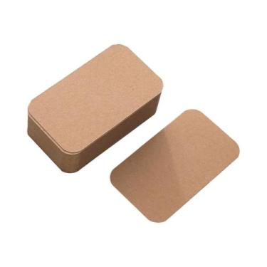 Imagem de Cartão De Mensagem/Convite/Postais DIY Dupla Face Em Papel Kraft Color