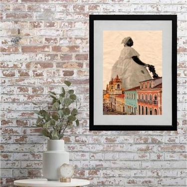 Imagem de Quadro Cidade Salvador - Baiana - 60X48Cm