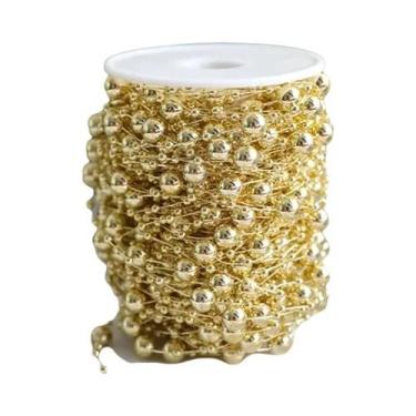 Imagem de Cadeia De Flores De Pérolas Artificiais De 10M Para Decoração De Árvor