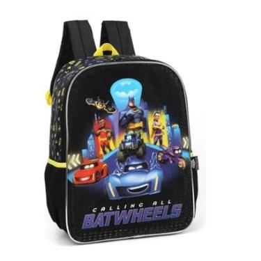 Imagem de Mochila de Costas Escolar Infantil Batman Batwheels-Unissex